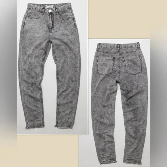 One X OneTeaspoon Society Legend Denim Jeans Grey Society Size 26 - Picture 3 of 13